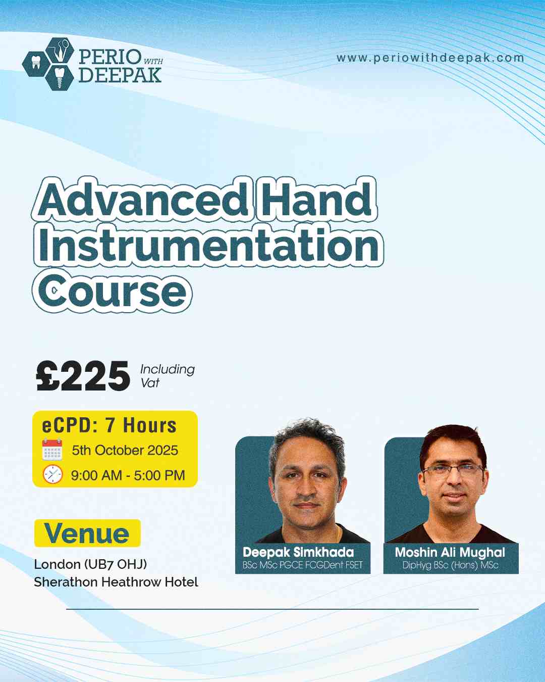 Course Banner Advanced Hand Instrumentation