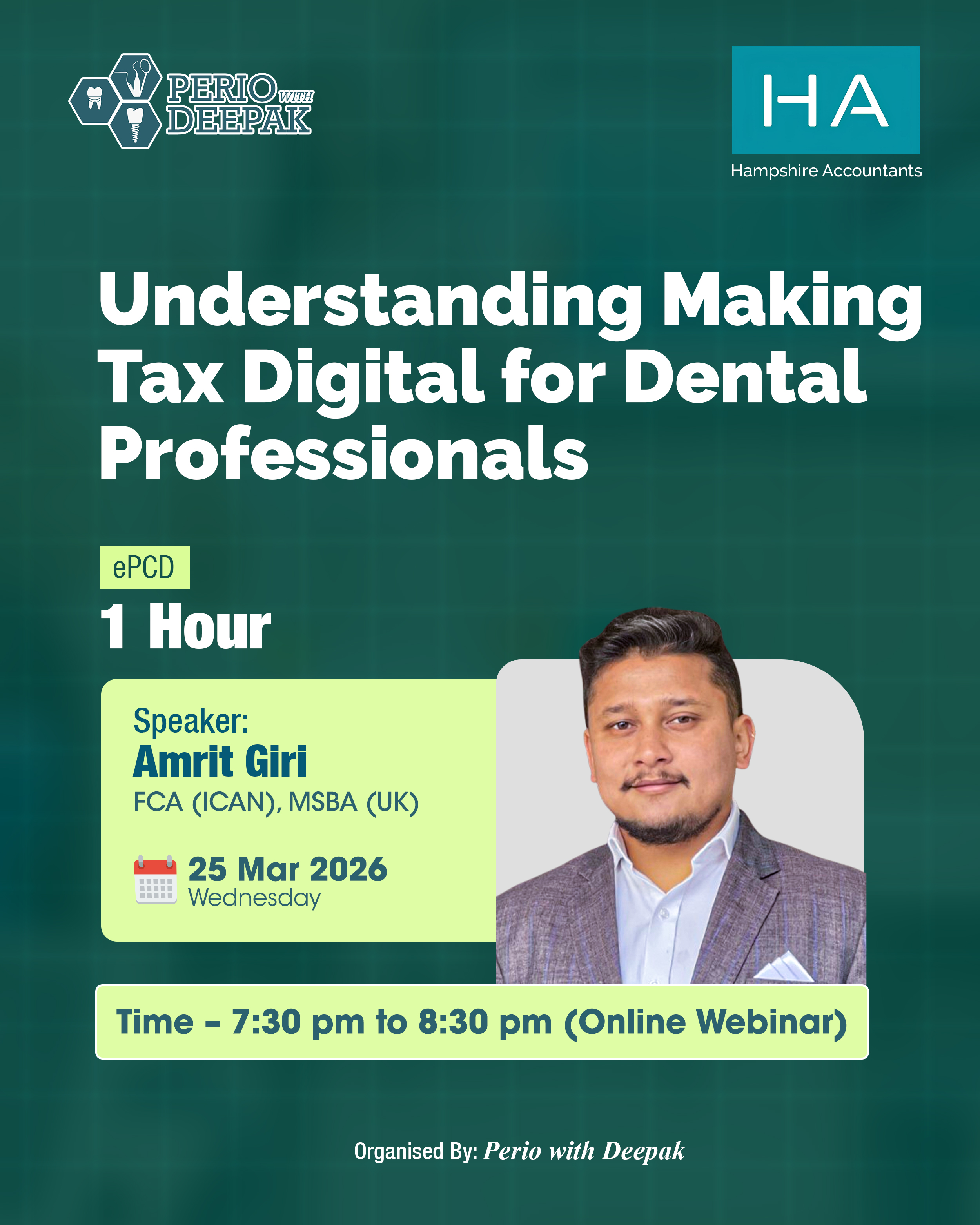 Course Banner Understanding Making Tax Digital for Dental Professionals