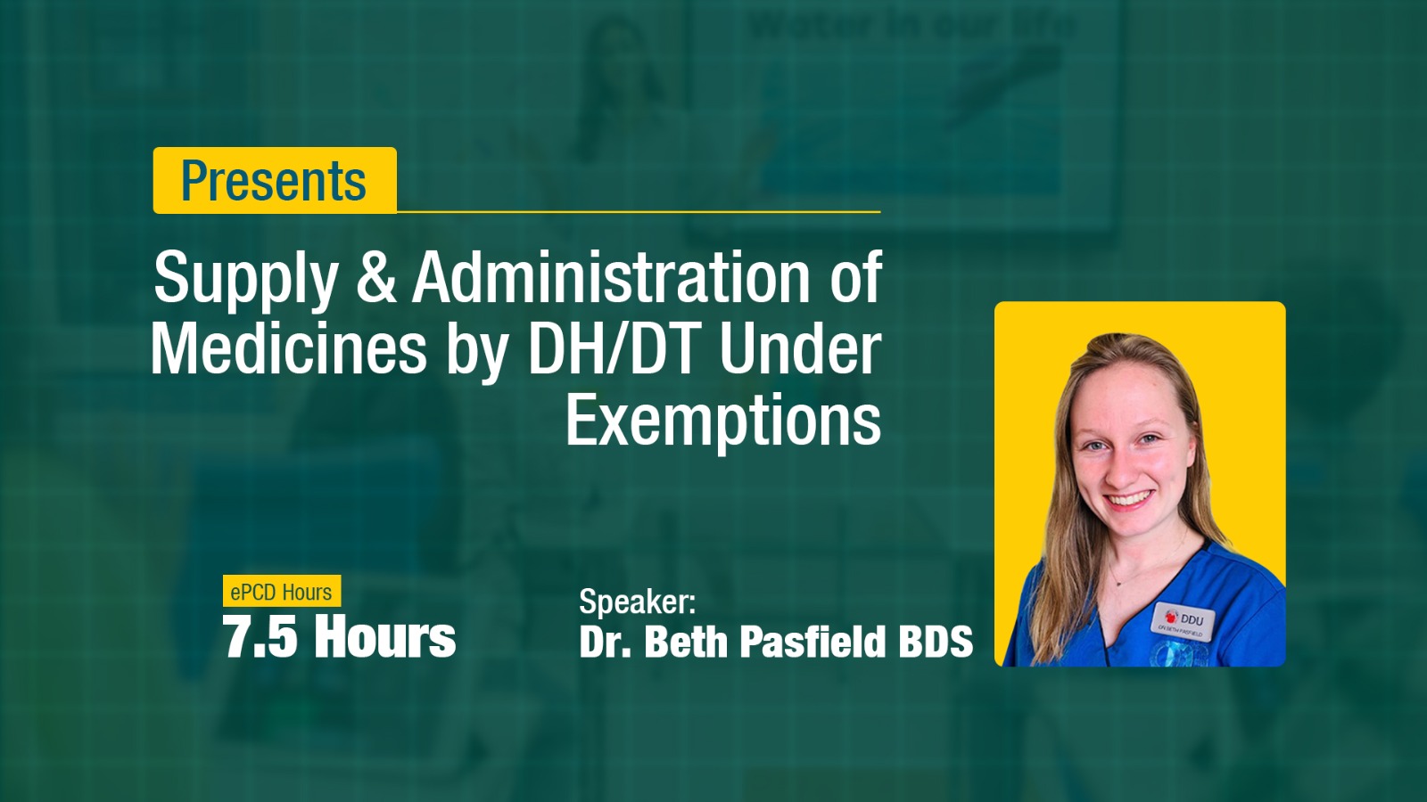 Supply and administration of medicines by Dental Hygienists and Dental Therapists under exemptions & refresh your knowledge on these medicines ( Exemption + Refresher) - Featured Image